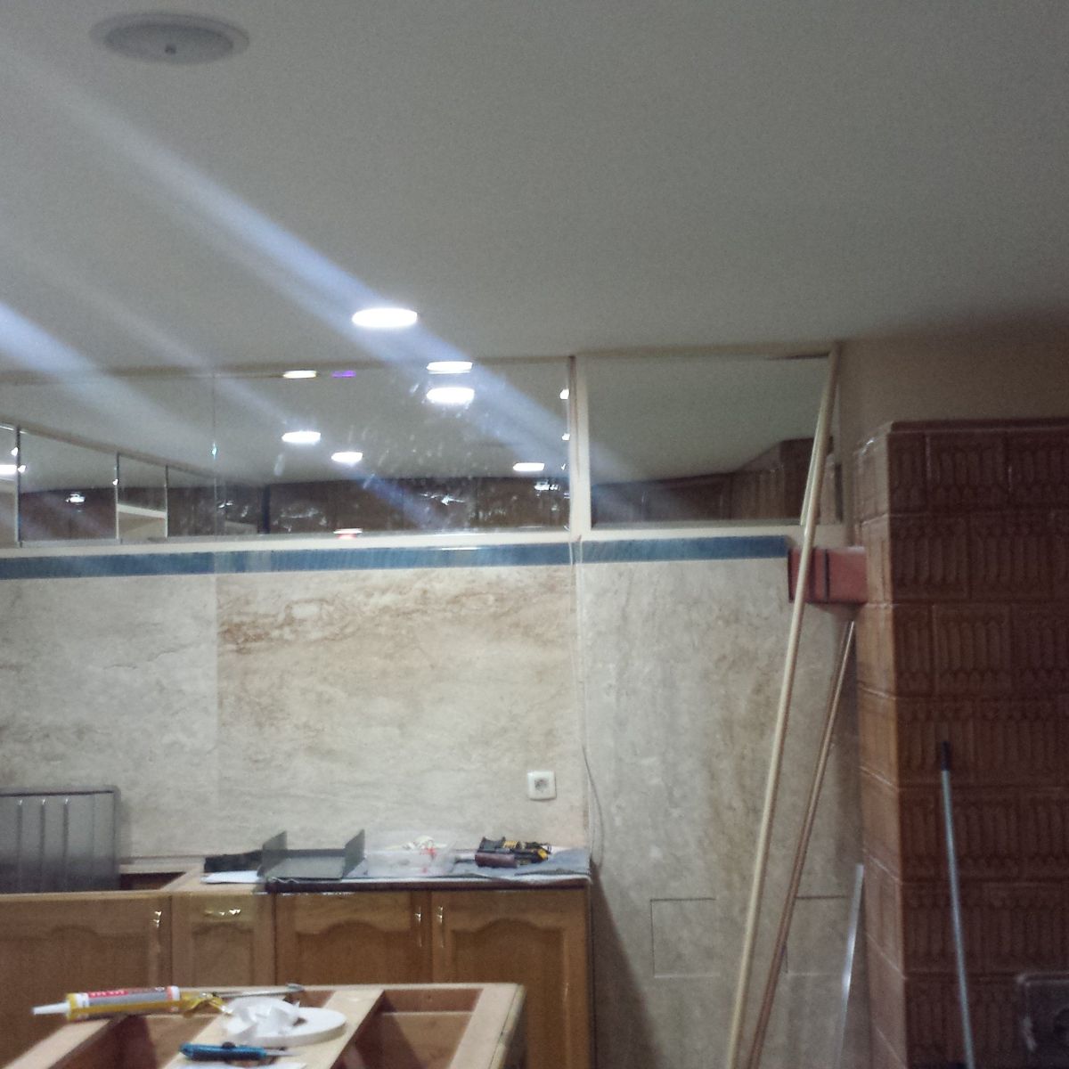 Tükör gyártás, beszerelés