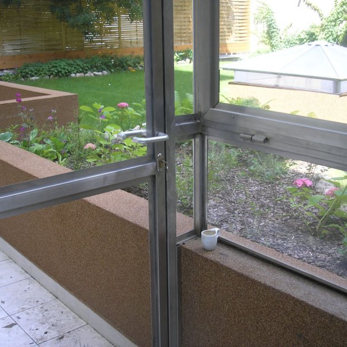 Üveg télikert kivitelezés