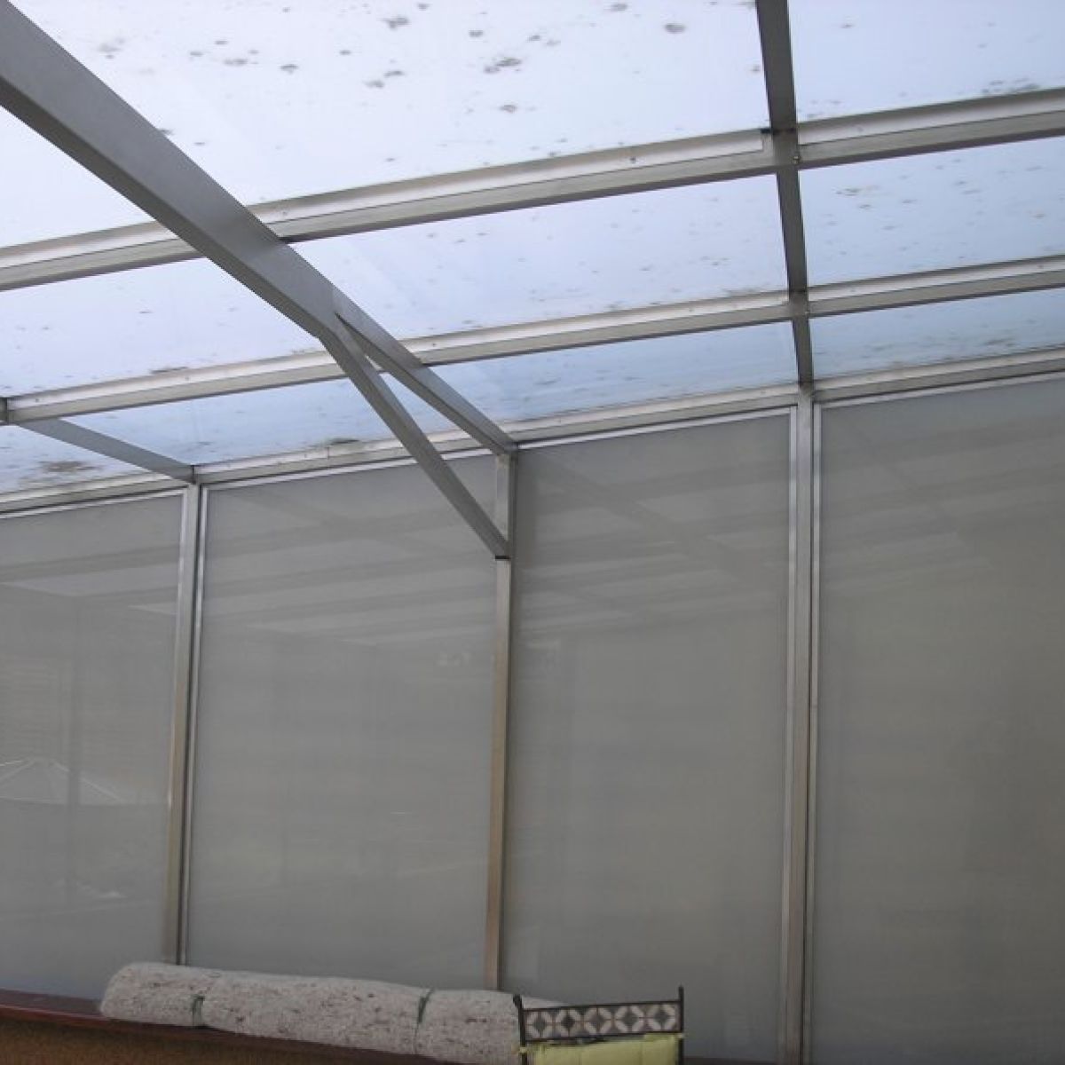 Üveg télikert kivitelezés