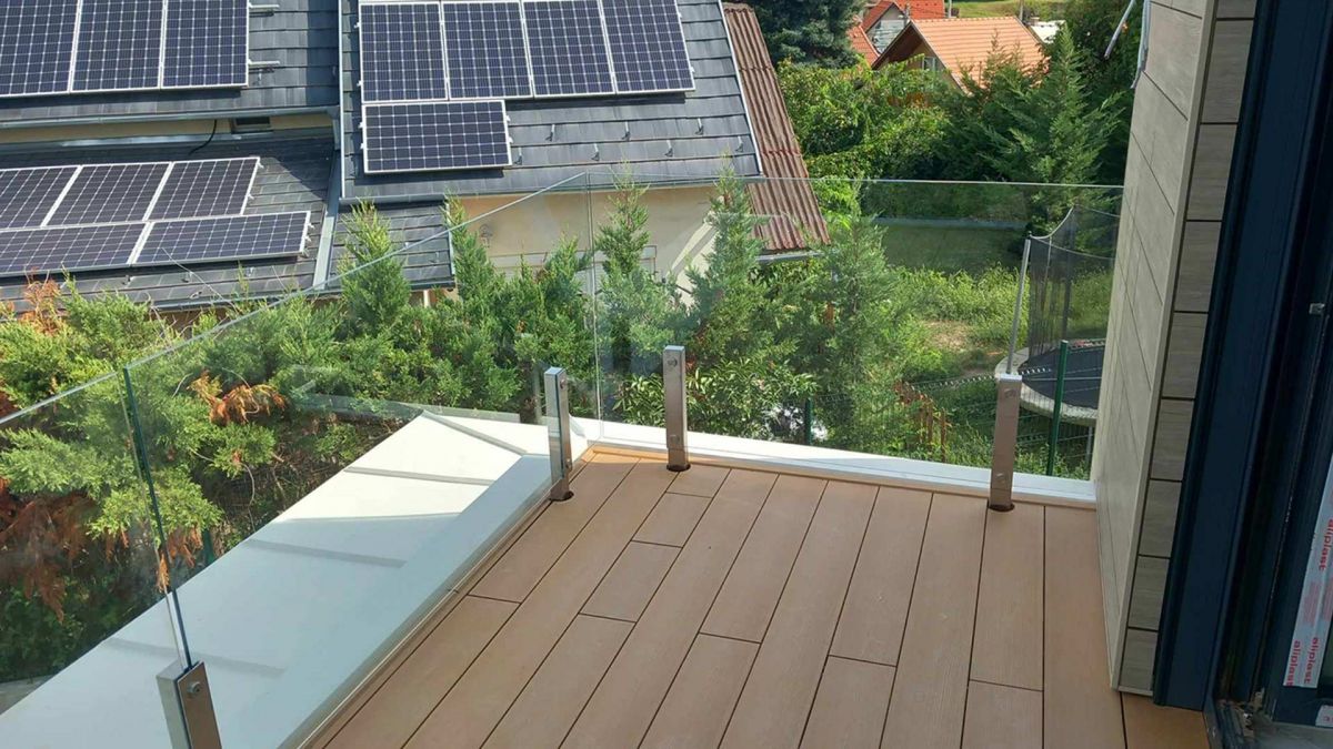 Üvegkorlát készítés