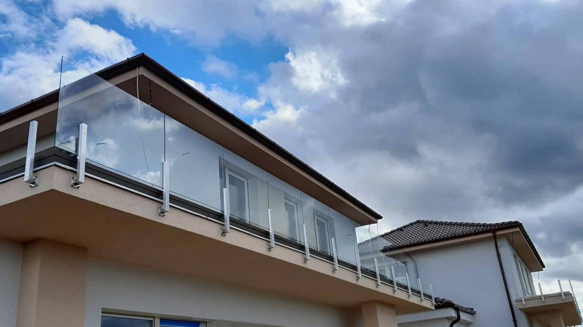 Üvegkorlát készítés